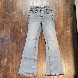 Good American Light Blue Flare Jeans Sz 6/28